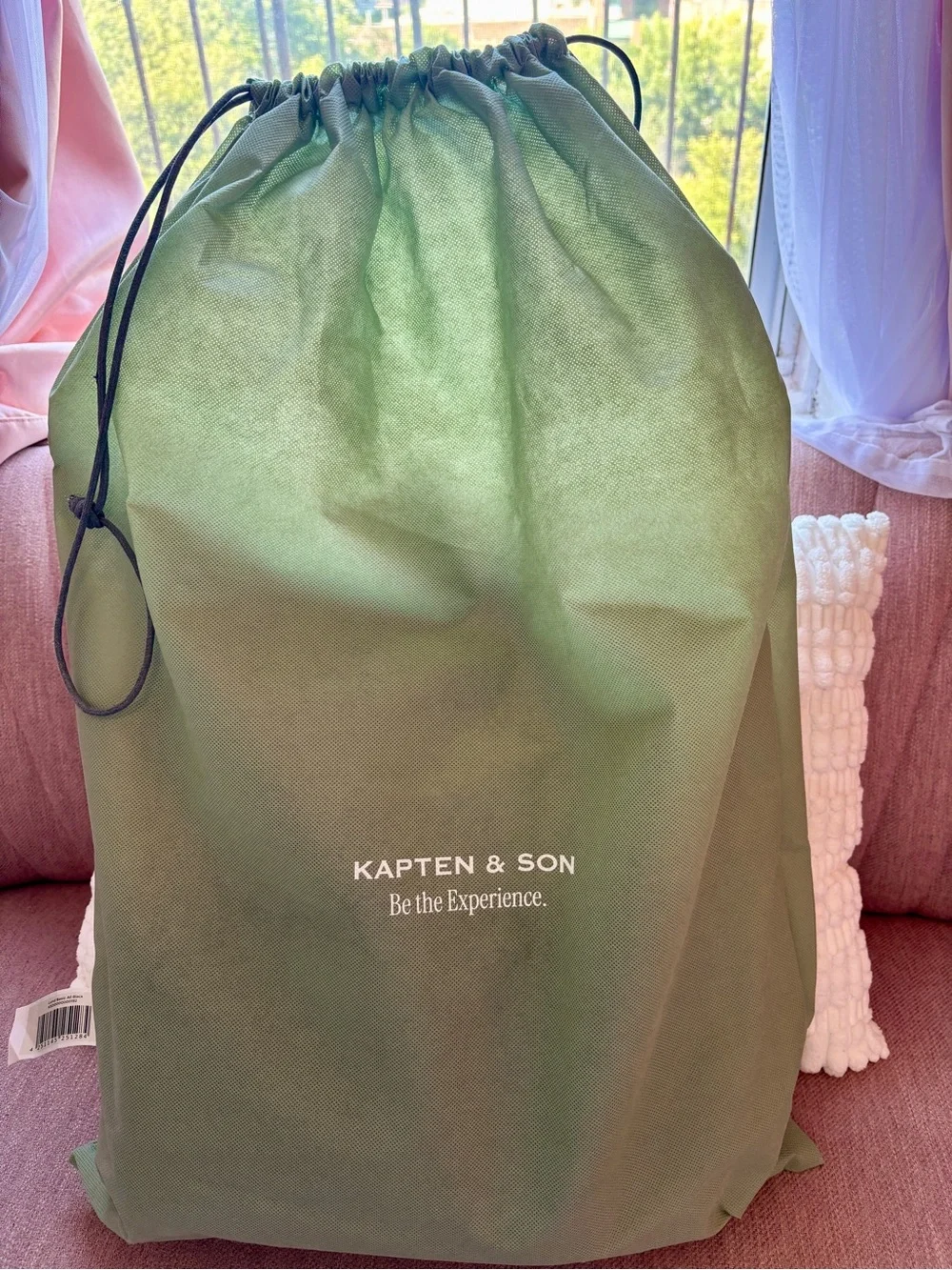 Kapten & Son Black Roll-Top Backpack with Matte Front